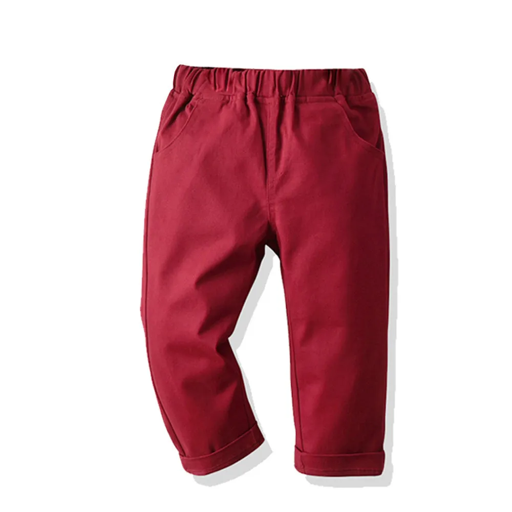 4 Pieces Set Baby Kid Boys Birthday Solid Color Bow Shirts Pants Others accessories And Hats Wholesale 221214118