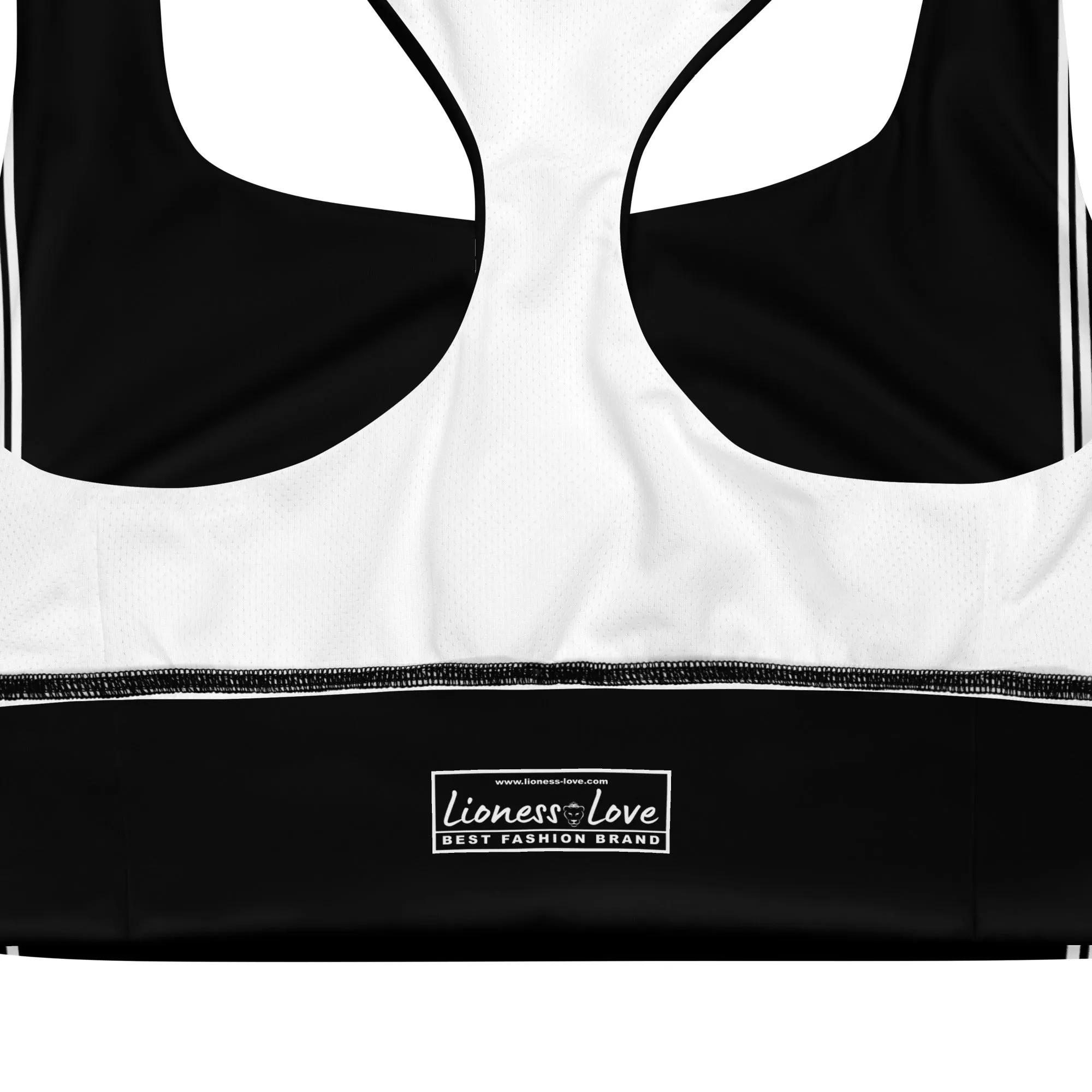 Athletic Longline Sports Bra Sportswear, lioness-love
