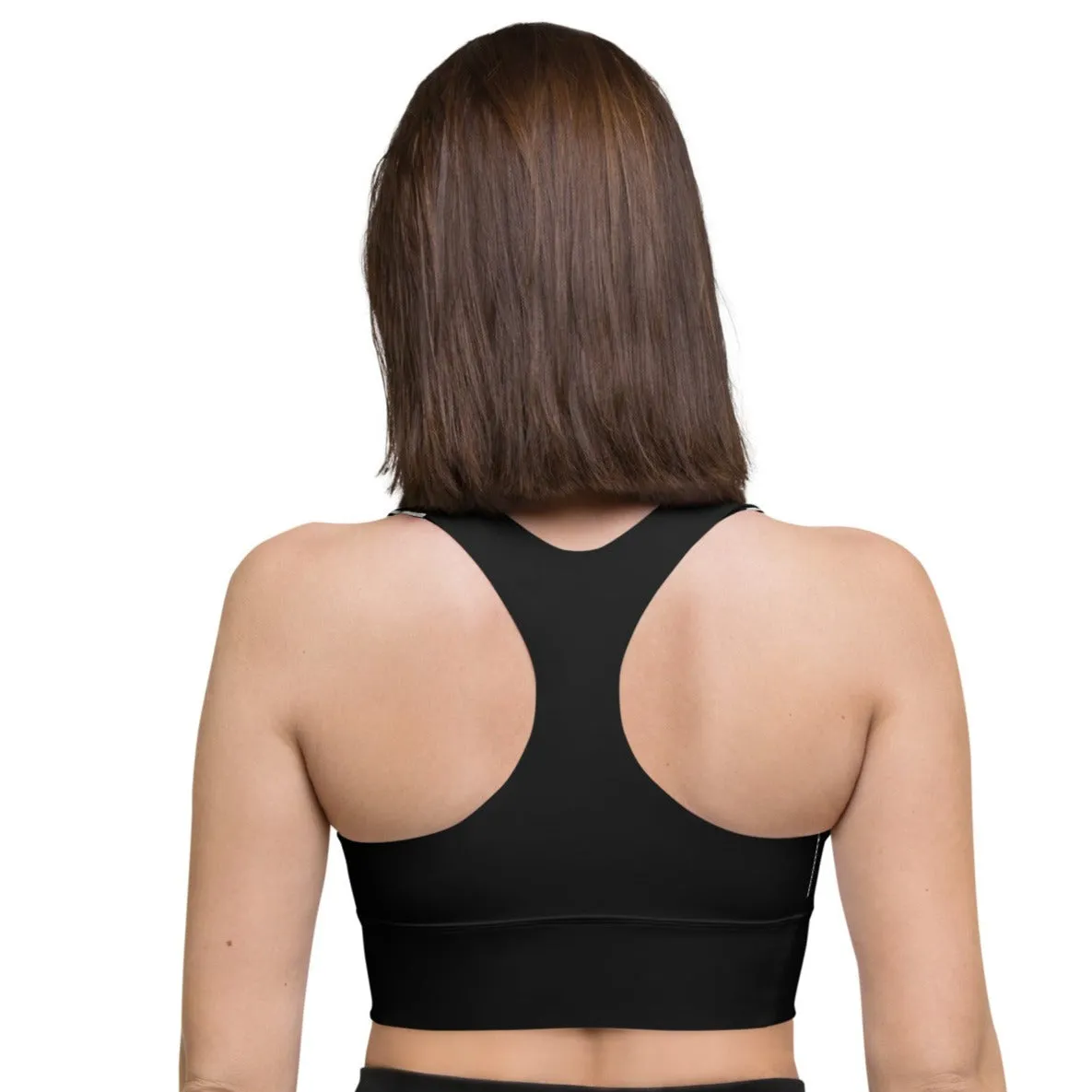 Athletic Longline Sports Bra Sportswear, lioness-love