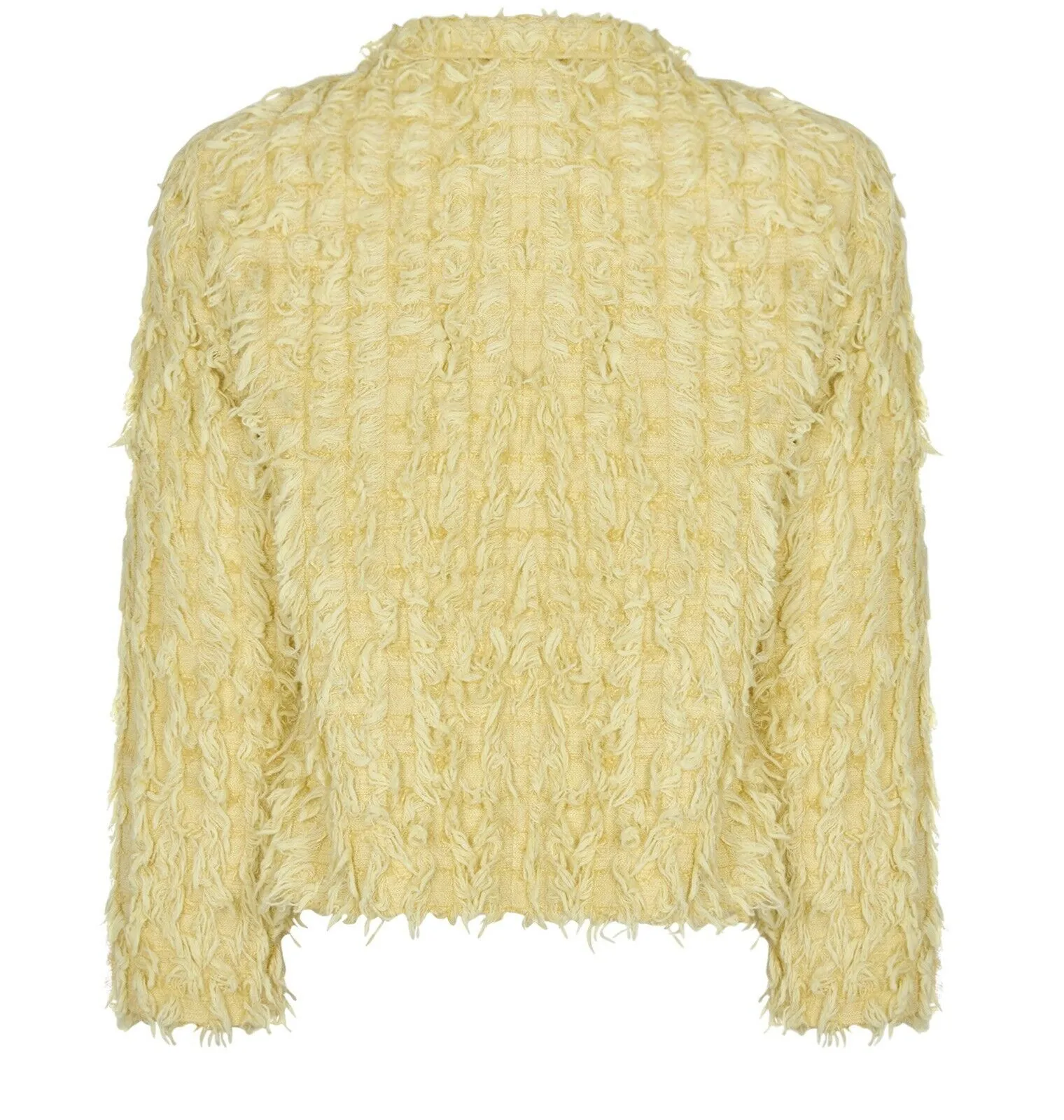 Chanel 2021 Collection by Virginie Viard Yellow Blazer Jacket F 38 UK 10 US 6 ladies