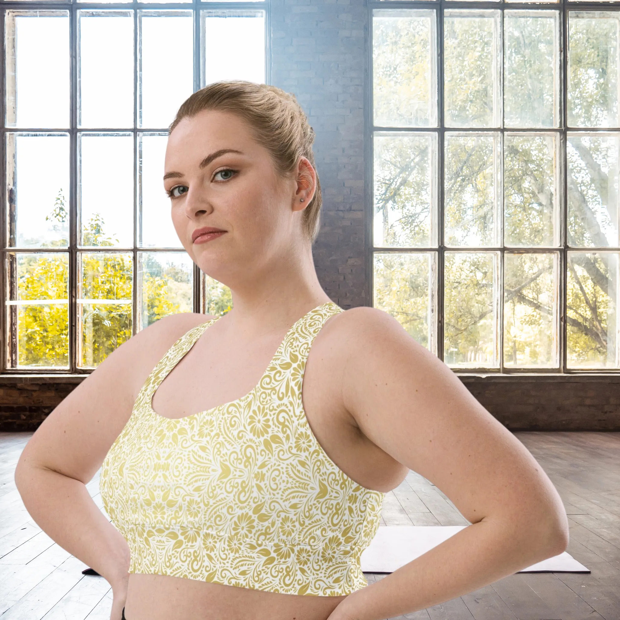 Fashionable Yoga Sports Bra, lioness-love