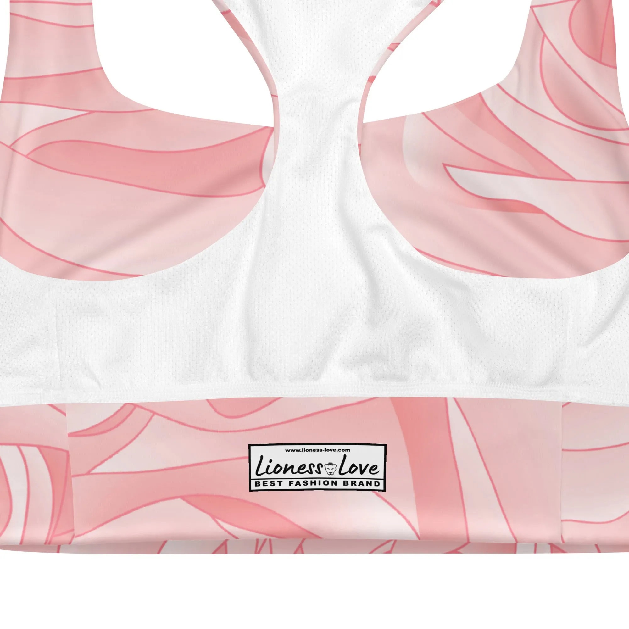Floral Rose Sports Bra Activewear, lioness-love