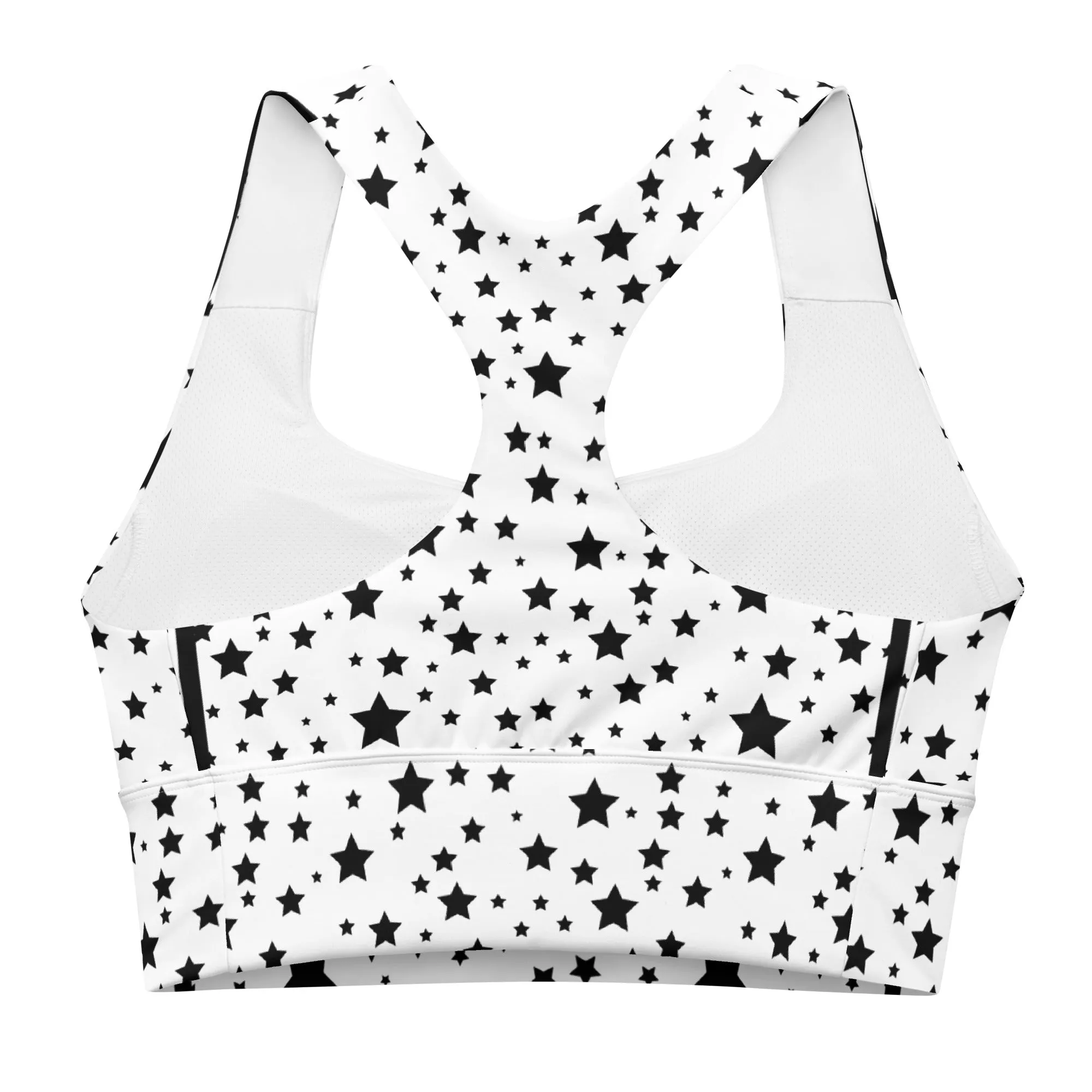 Longline Stars Yoga Sports Bra, lioness-love